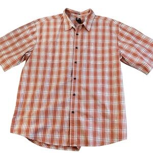 Dickies Plaid Print Short Sleeve Relaxed Fit Shirt,‎ Size XL Style WS525OEP